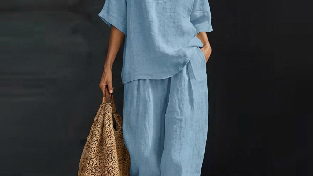 Fiamma classic two-piece set summer wardrobe 2026 Paper Favor