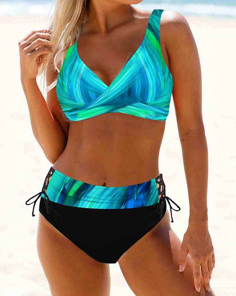 Eva - Fröhlicher farbiger Bikini