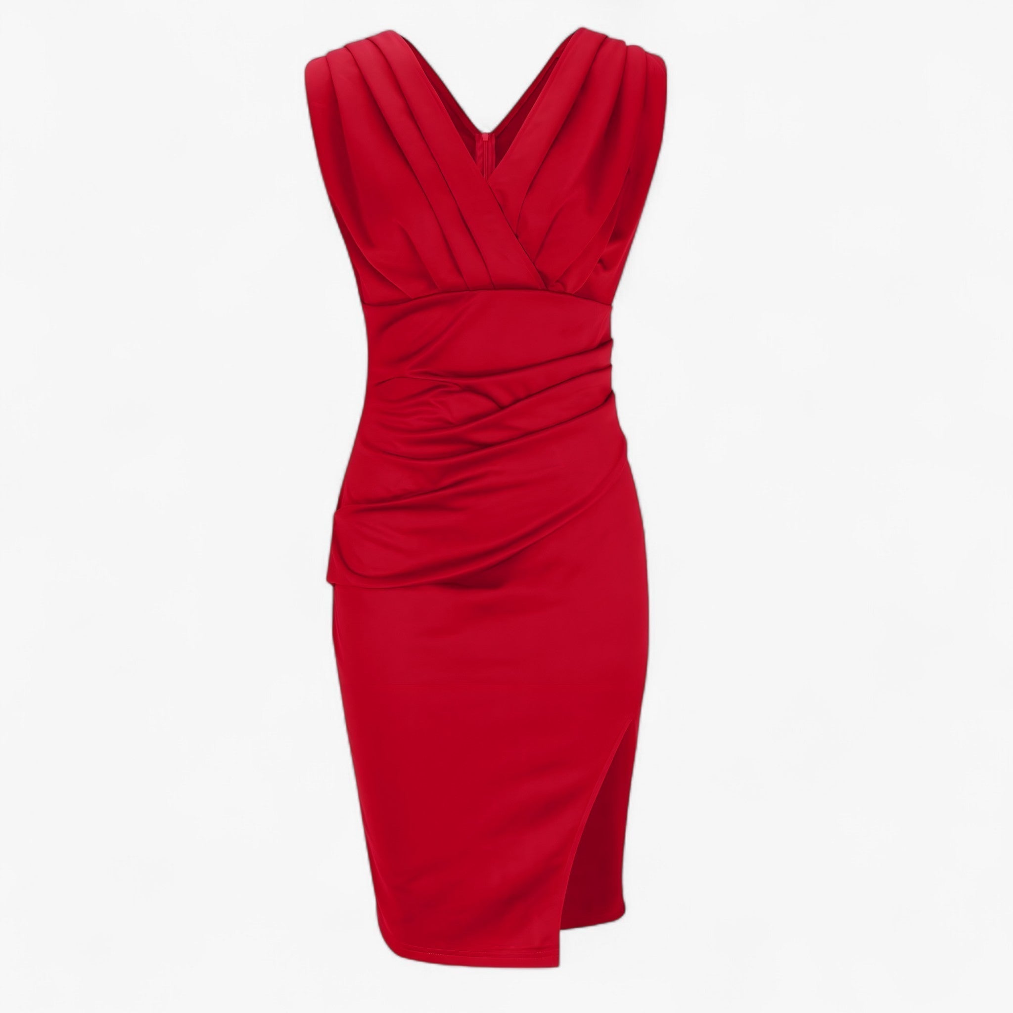 Women's Fitted Dress with Slit – Elegance that elongates your