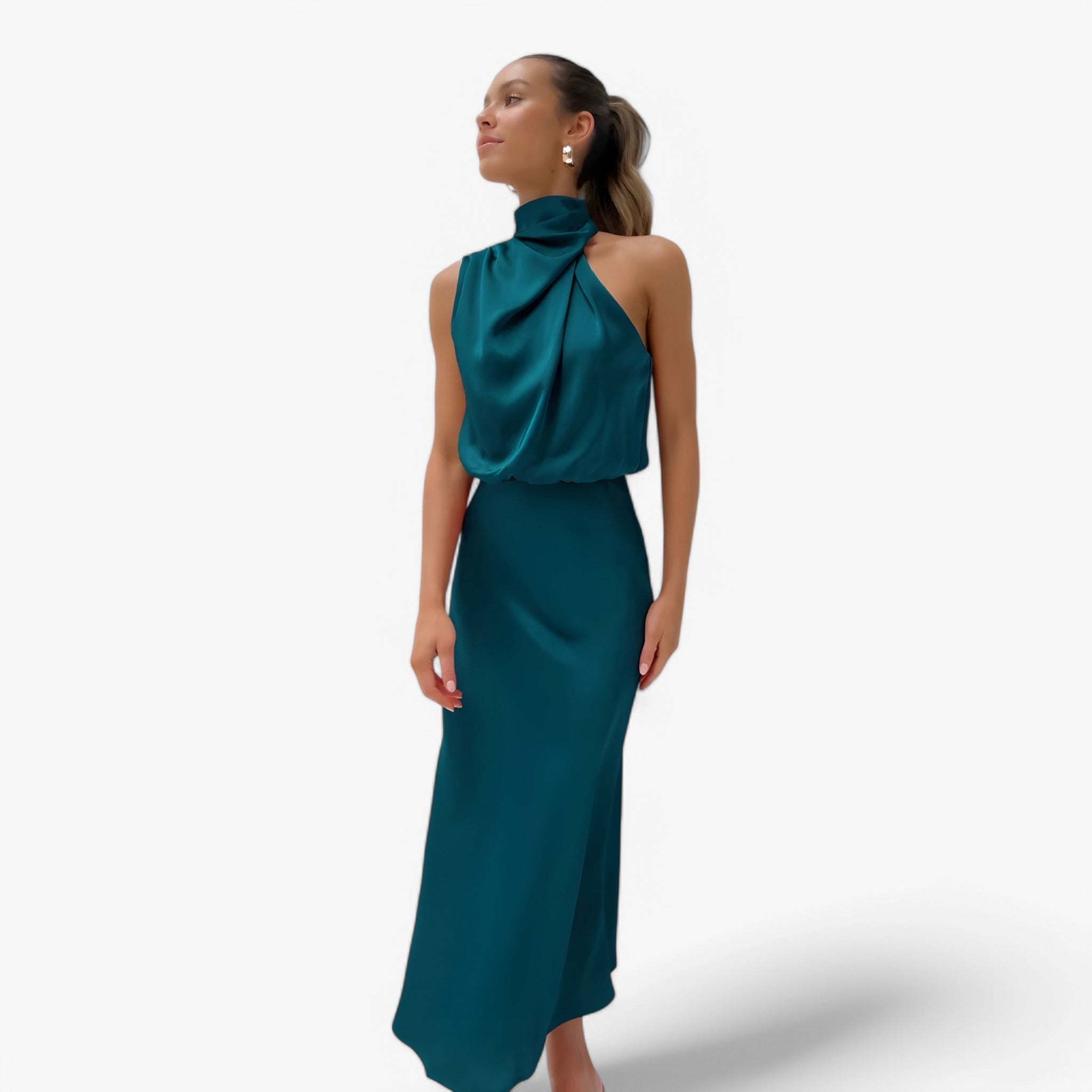Women's Satin dress: refined and elegant allure