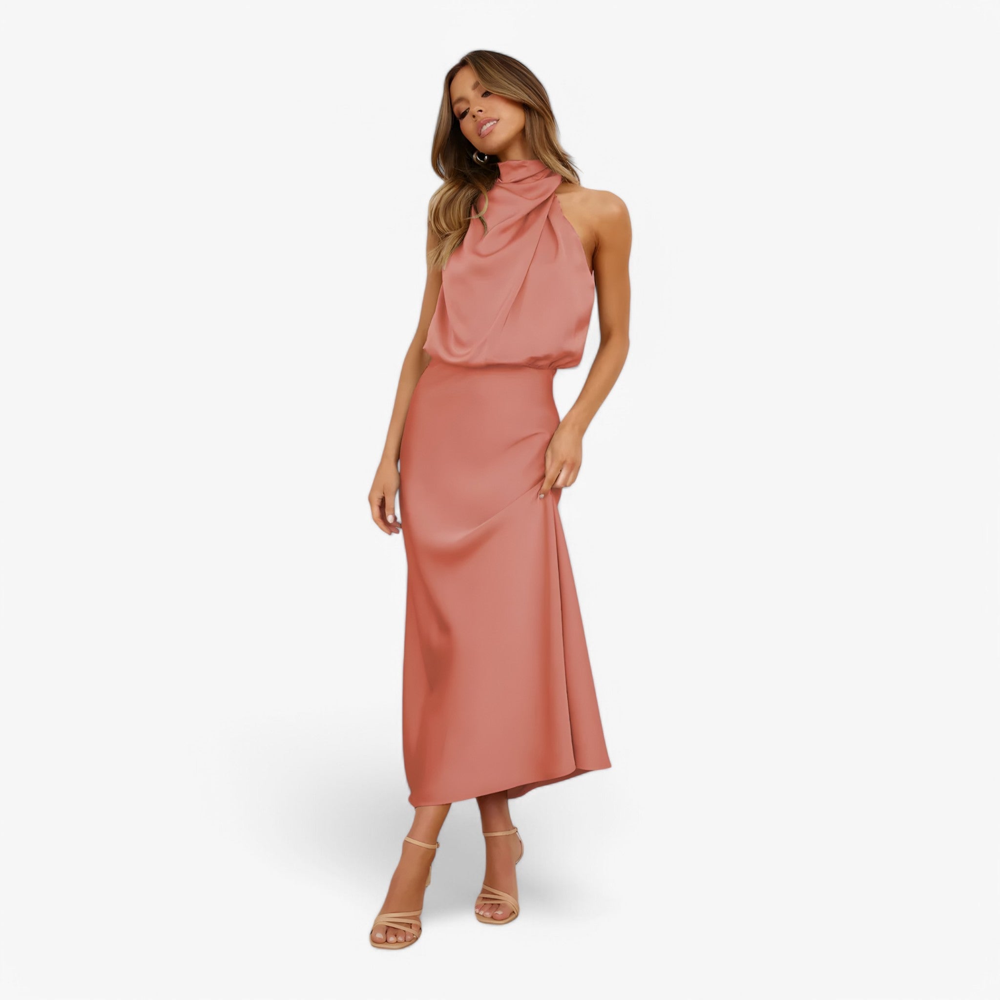 Women's Satin dress: refined and elegant allure