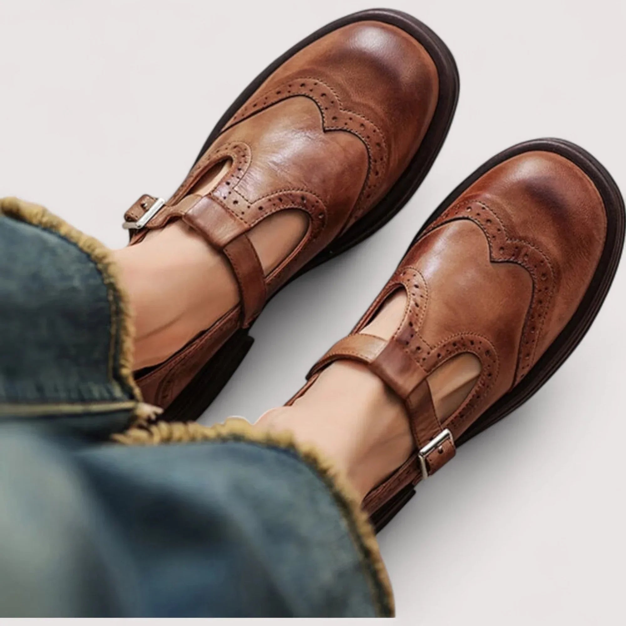 Louisa | Orthopedic Mary Jane Shoes – All-Day Comfort & Support