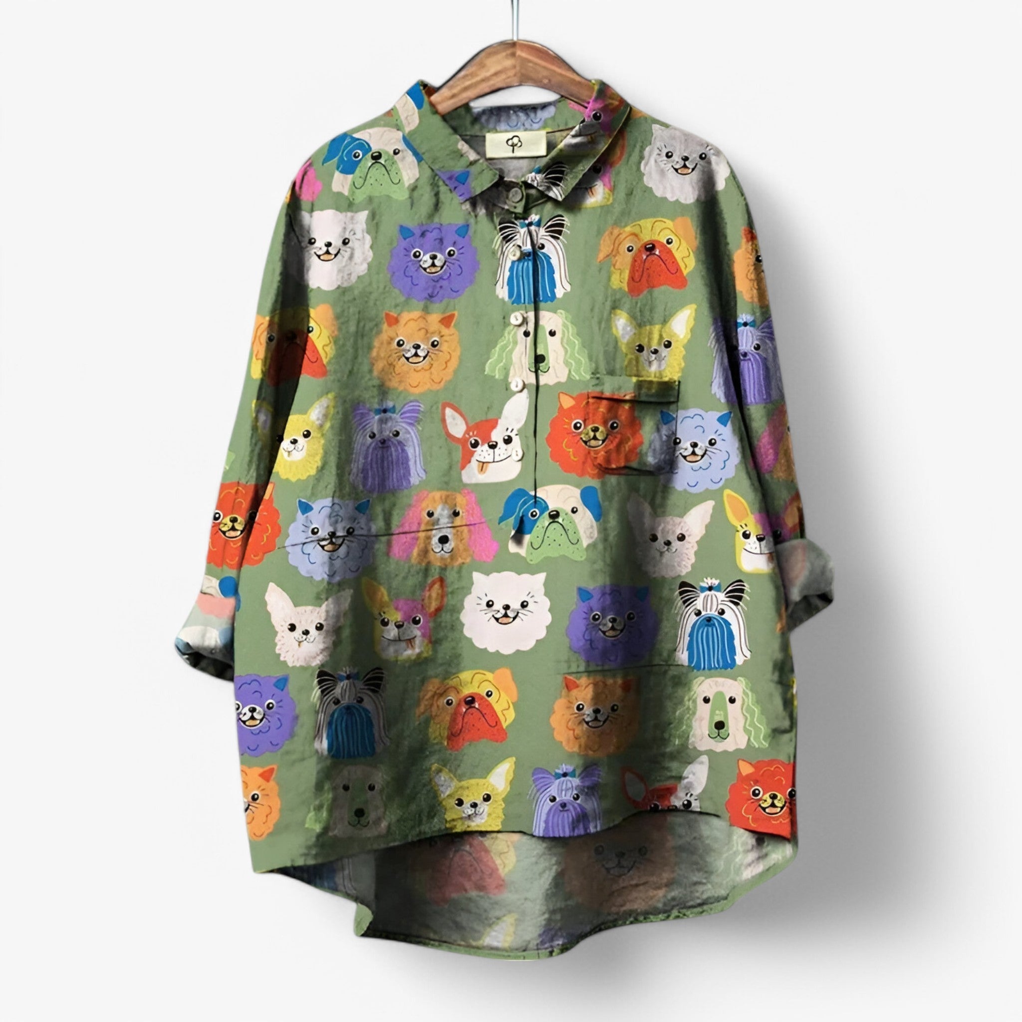 Women's Shirt with graphic print - stylish and eye-catching