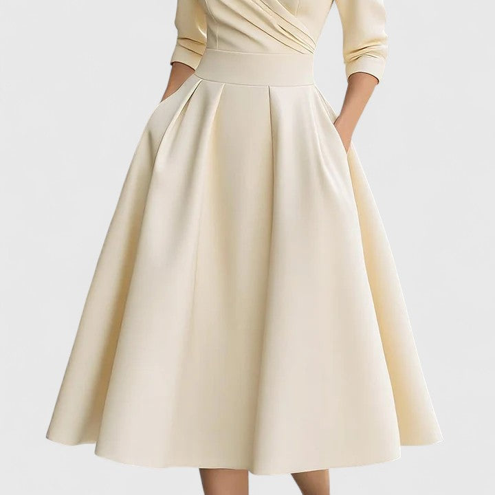 Zyrah | Effortlessly Elegant Midi Dress
