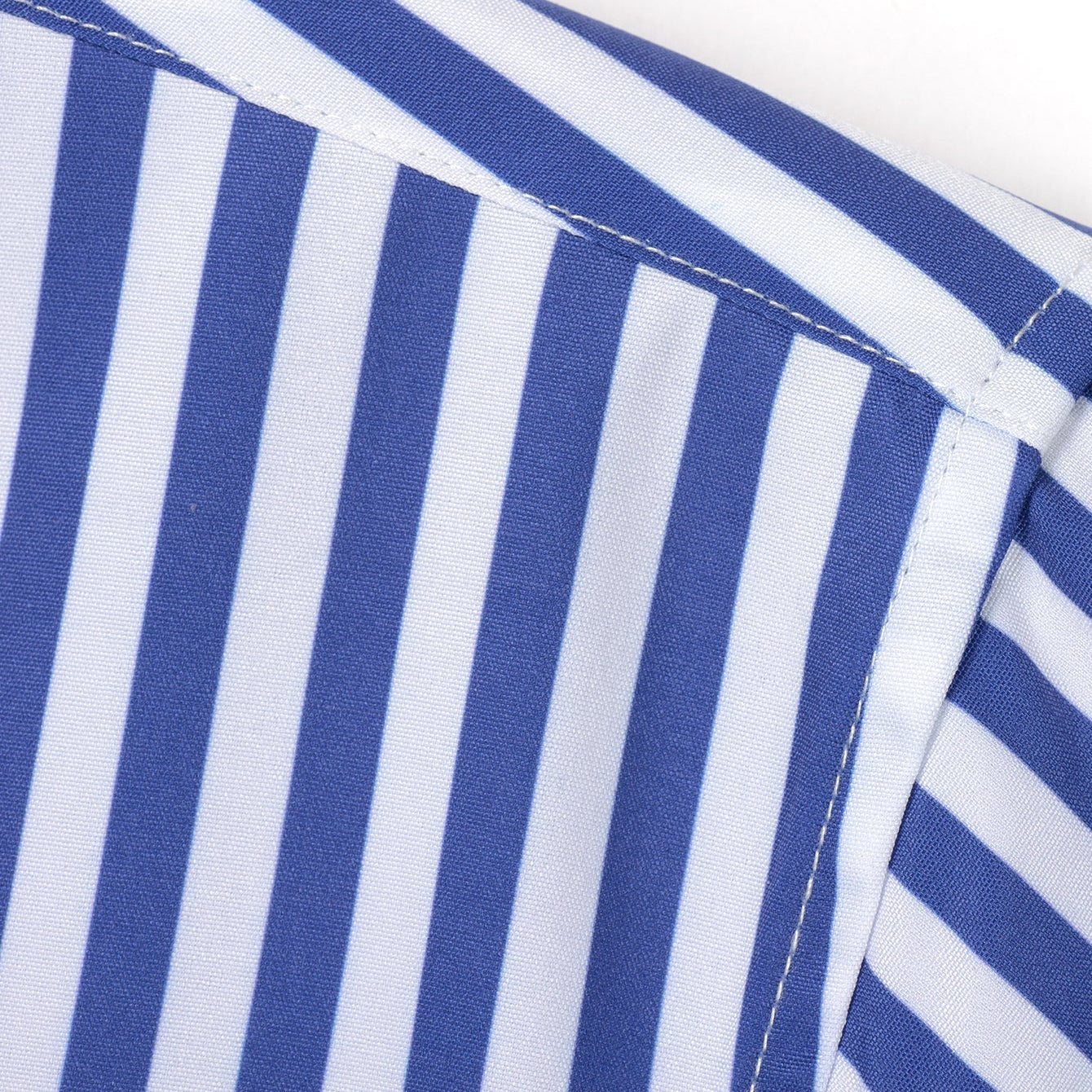 Men's Classic Striped Long-Sleeve Button-Up Shirt