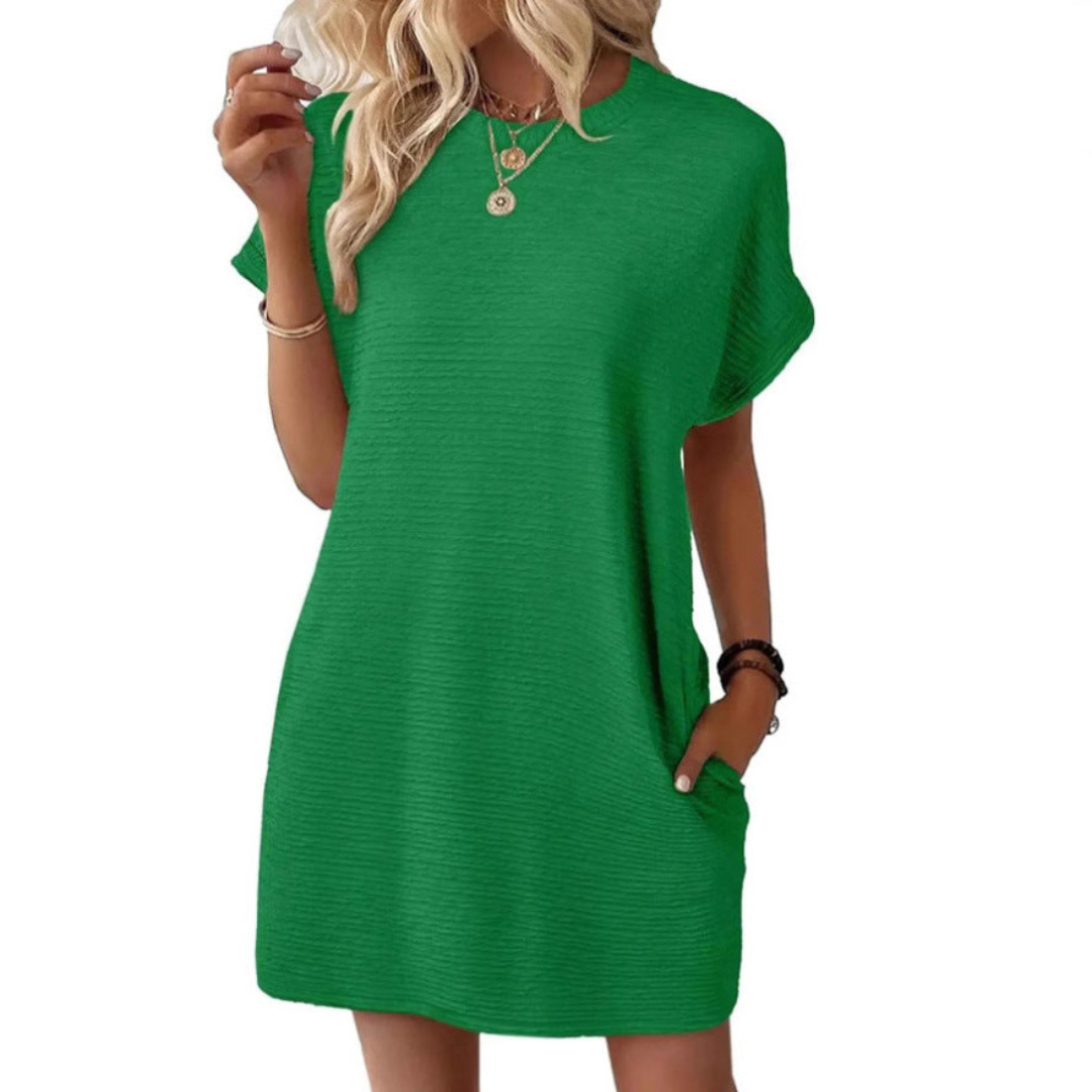 Liora | Casual Round Neck Dress