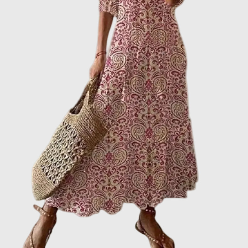 Amalia | Boho Vintage Summer Maxi Dress