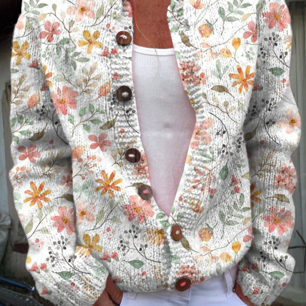 Celvianne | Women's Vintage Knit Cardigan Sweater — Effortlessly Cozy, Timeless Style