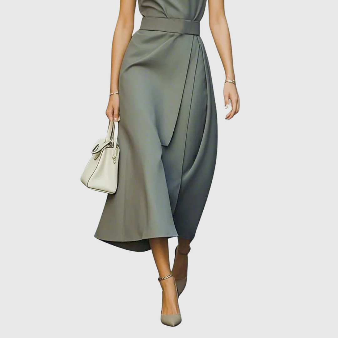 Women's Timeless, Elegant Round-Neck Dress