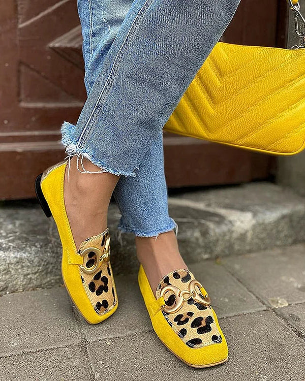 3 : STELLE - Animal Print Loafers in van Paper Favor