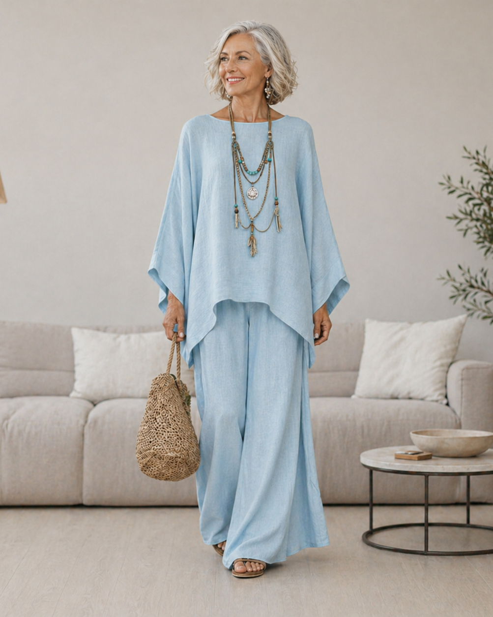 : Celeste - Elegant Two-Piece Set in van Paper Favor