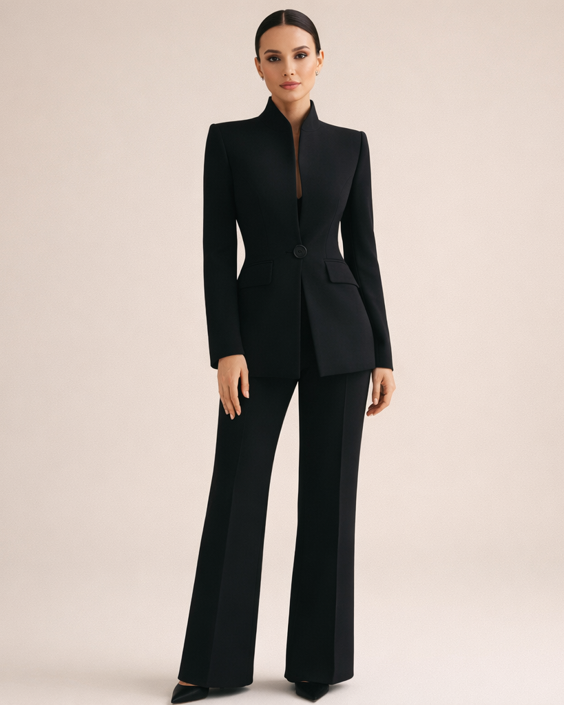 : Sophia | Elegant Suit in Black van Paper Favor
