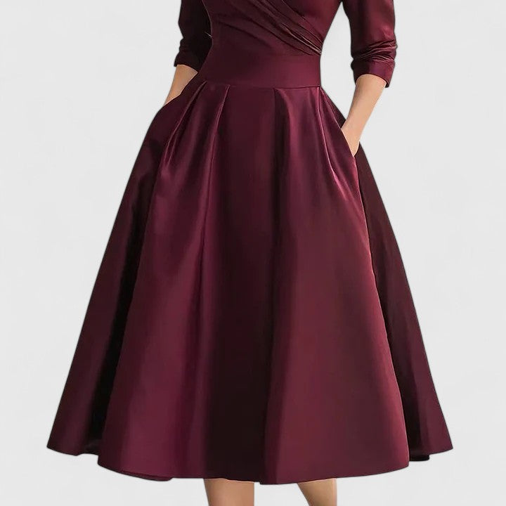 Zyrah | Effortlessly Elegant Midi Dress