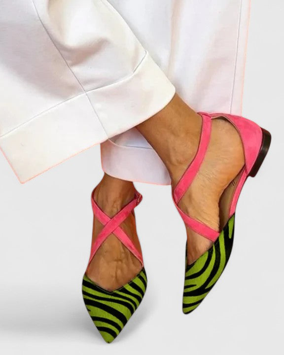 Shoes > Sandals : Tymia | Elegant Sandals in Green van Paper Favor