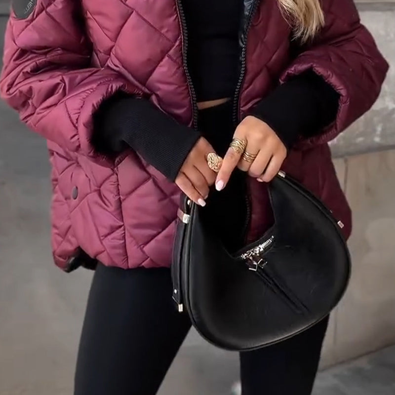 Women's hooded jacket: style and comfort