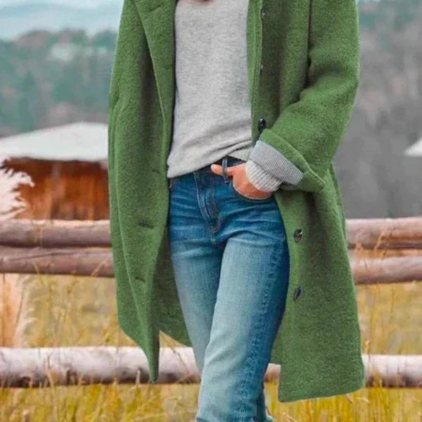 Amelie - Elegant Long Winter Coat for Timeless Style and Warmth