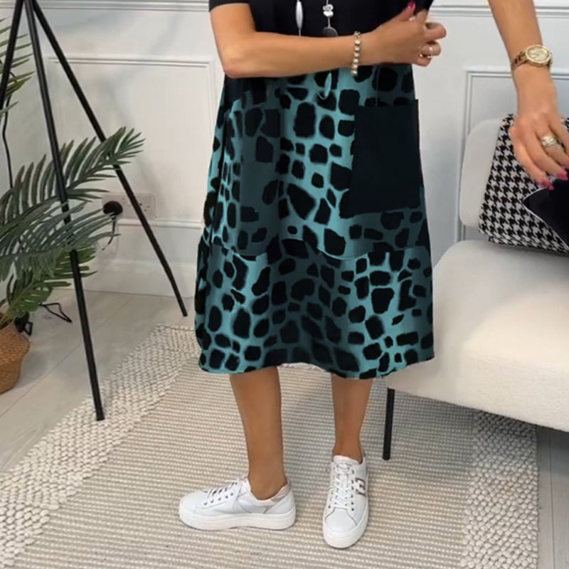 Women > Dresses > Midi : Women's Women’s Elegant Midi Dress — Timeless Sophistication for in Blue van Paper Favor