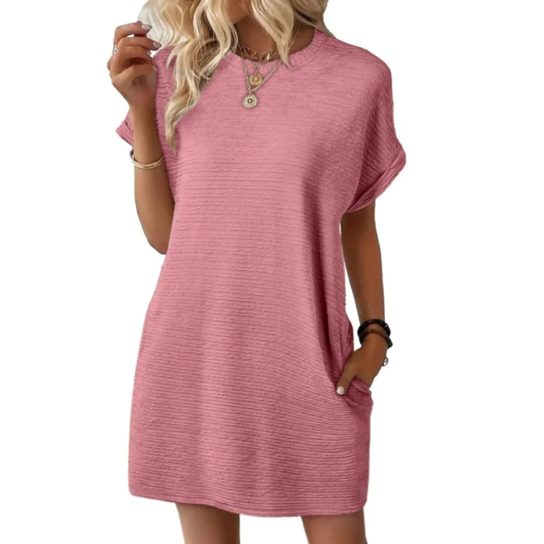 Liora | Casual Round Neck Dress