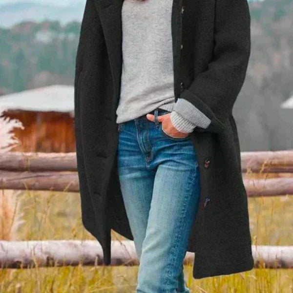 Amelie - Elegant Long Winter Coat for Timeless Style and Warmth