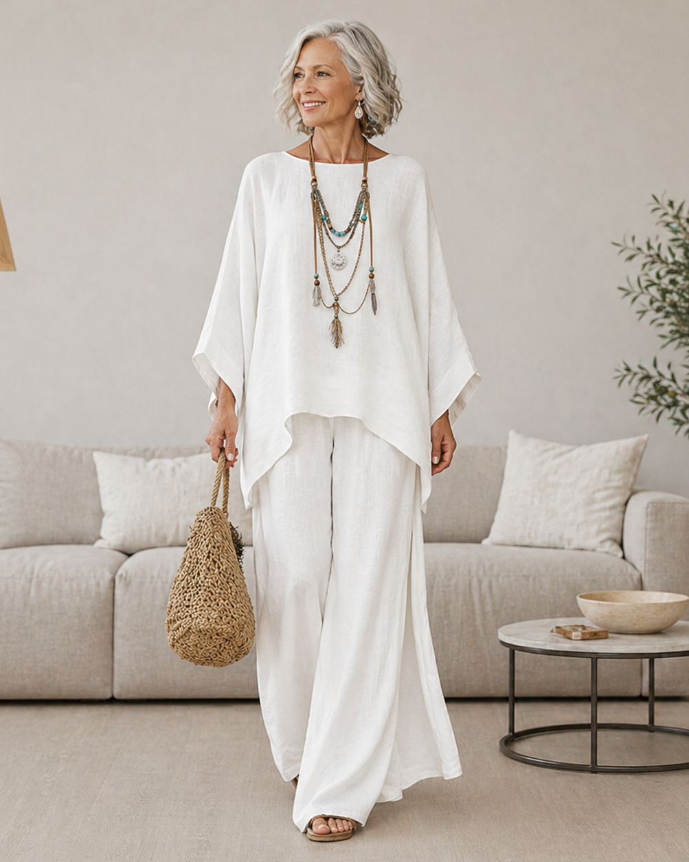 : Celeste - Elegant Two-Piece Set in van Paper Favor