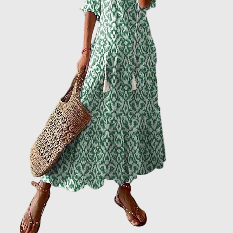 Amalia | Boho Vintage Summer Maxi Dress