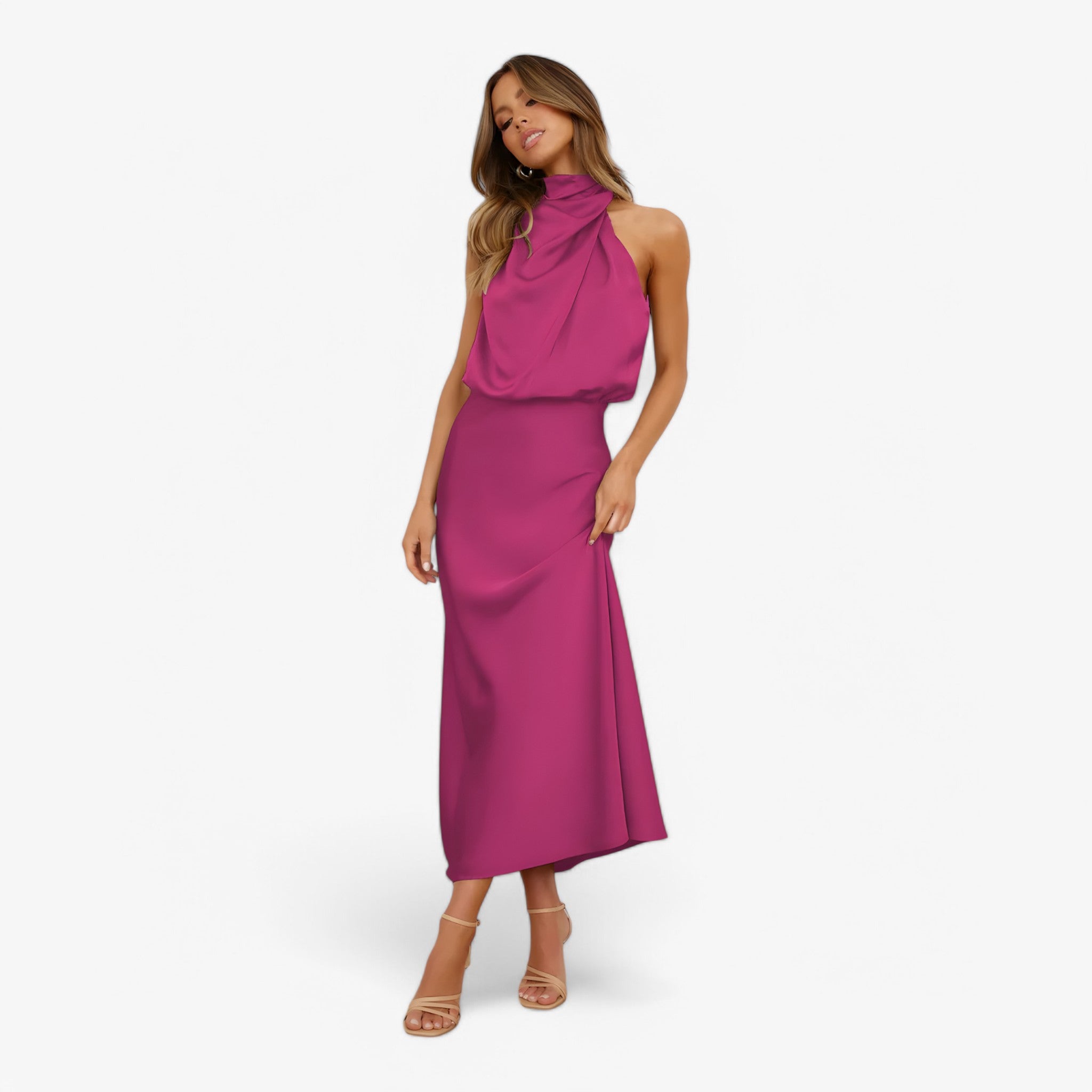 Women's Satin dress: refined and elegant allure