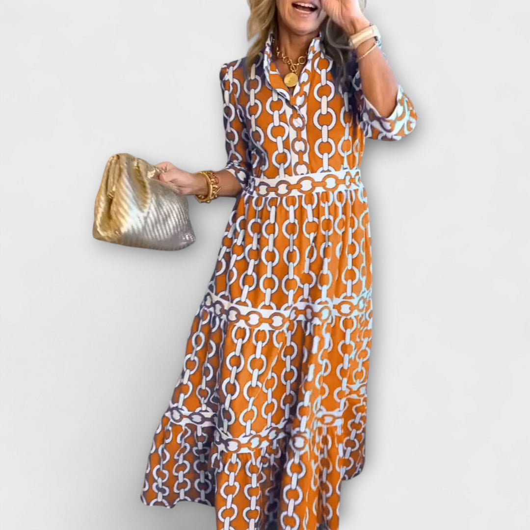 Women's Print Midi Dress