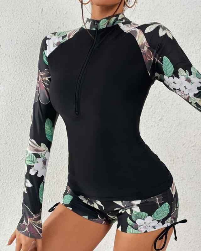 Sariah | Schickes Langarm-Tankini-Set für stilvolle Bademode