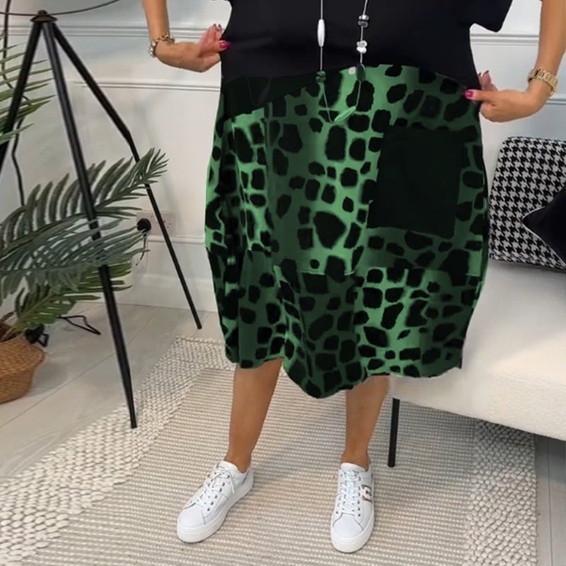 Women > Dresses > Midi : Women's Women’s Elegant Midi Dress — Timeless Sophistication for in Green van Paper Favor
