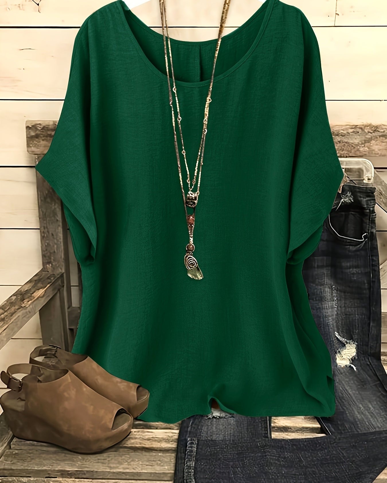 Clothing > Blouses : Sienna™ | Effortless Summer Top in van Paper Favor