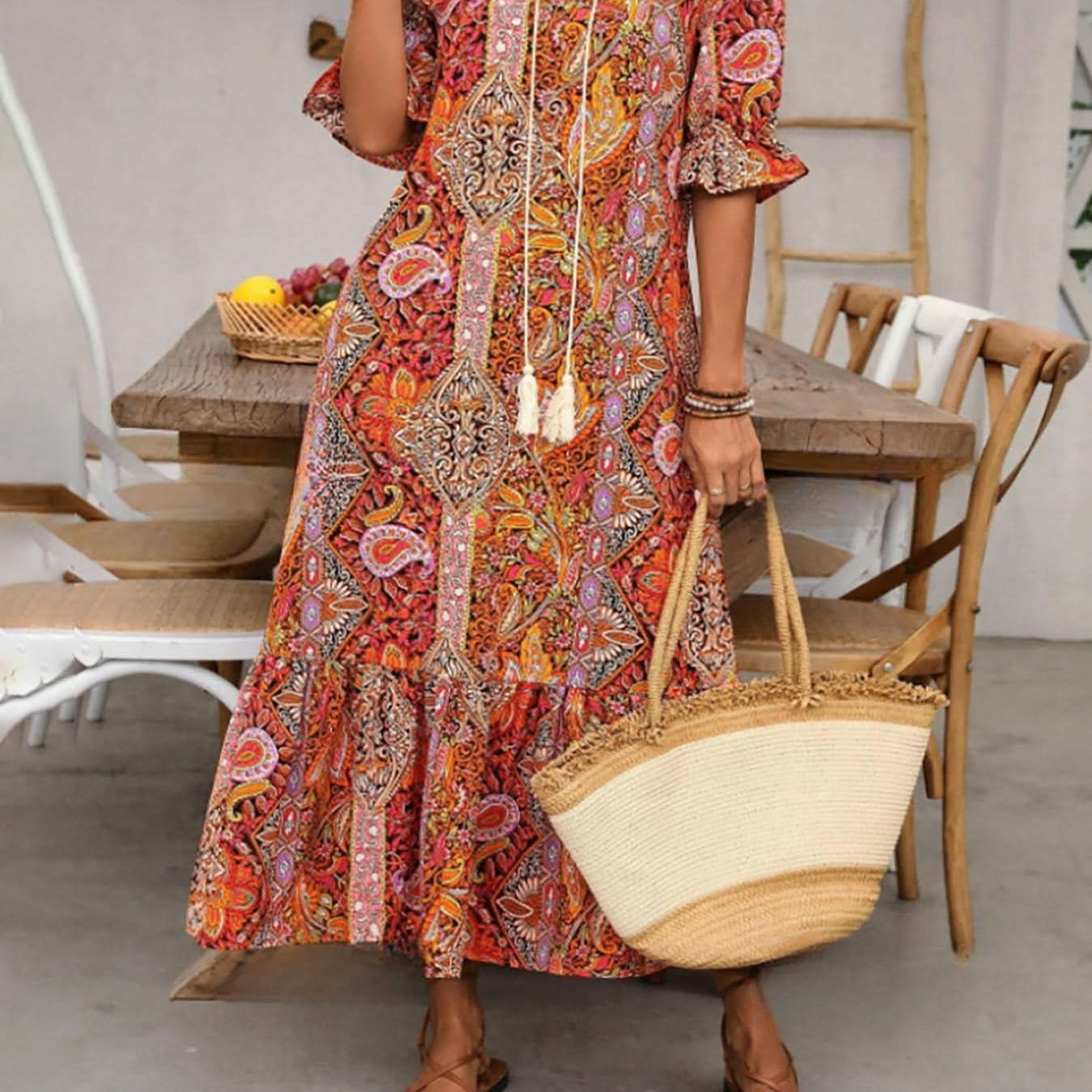 Women's Boho Grace Dress — Effortless Bohemian Chic