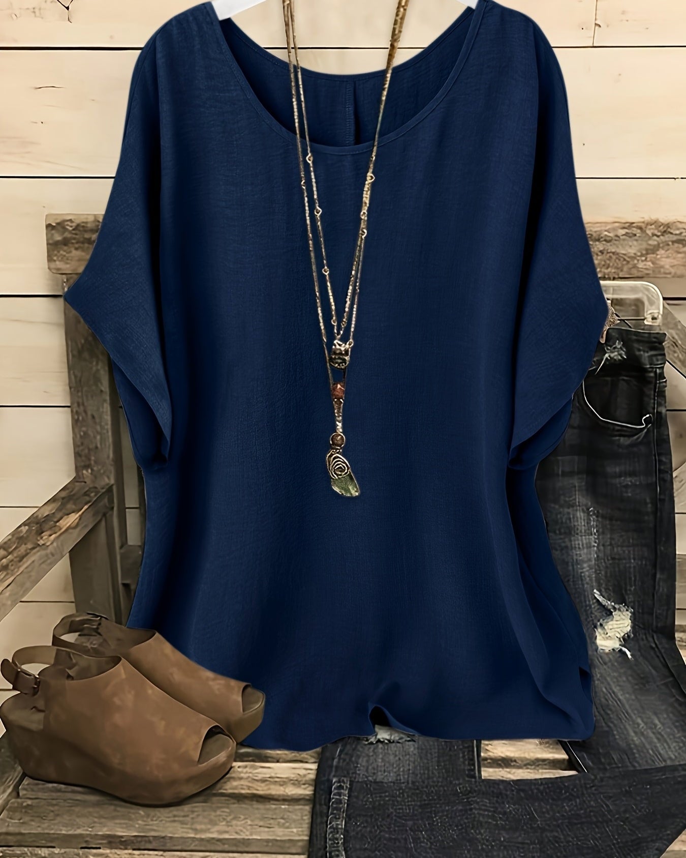 Clothing > Blouses : Sienna™ | Effortless Summer Top in van Paper Favor