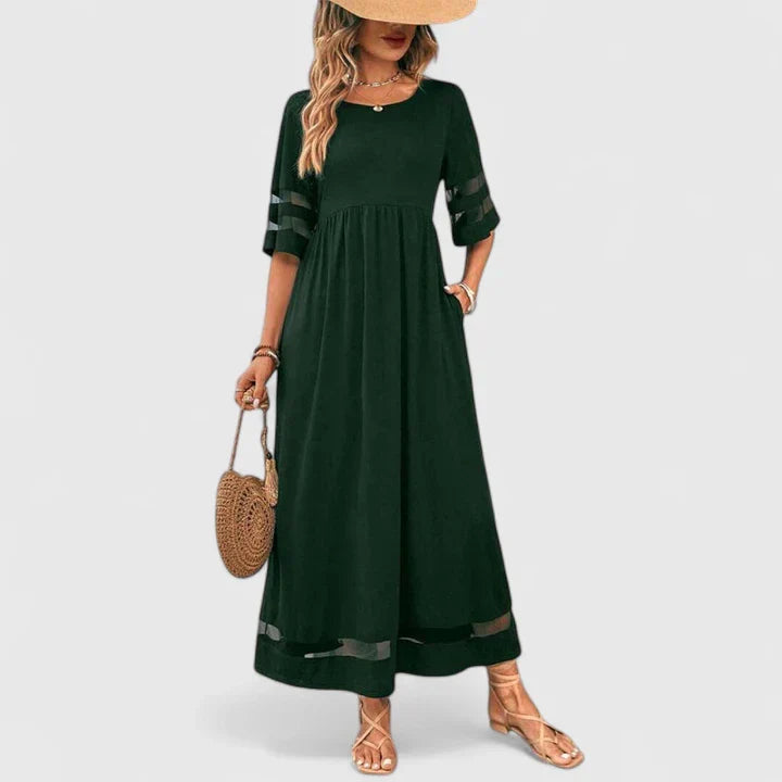 Women's Sophisticated Midi Dress for Effortless Style