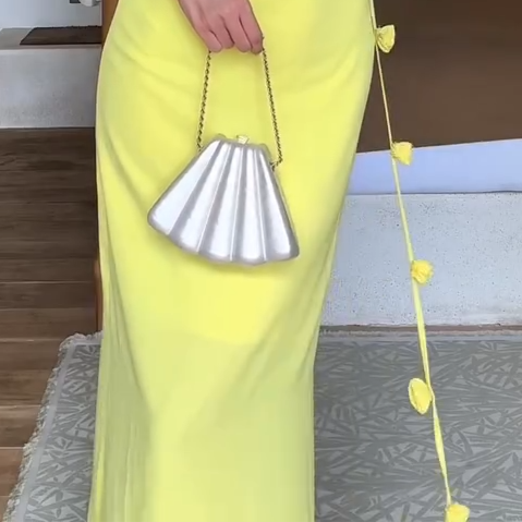 Women's Elegant Floral Maxi Dress with
