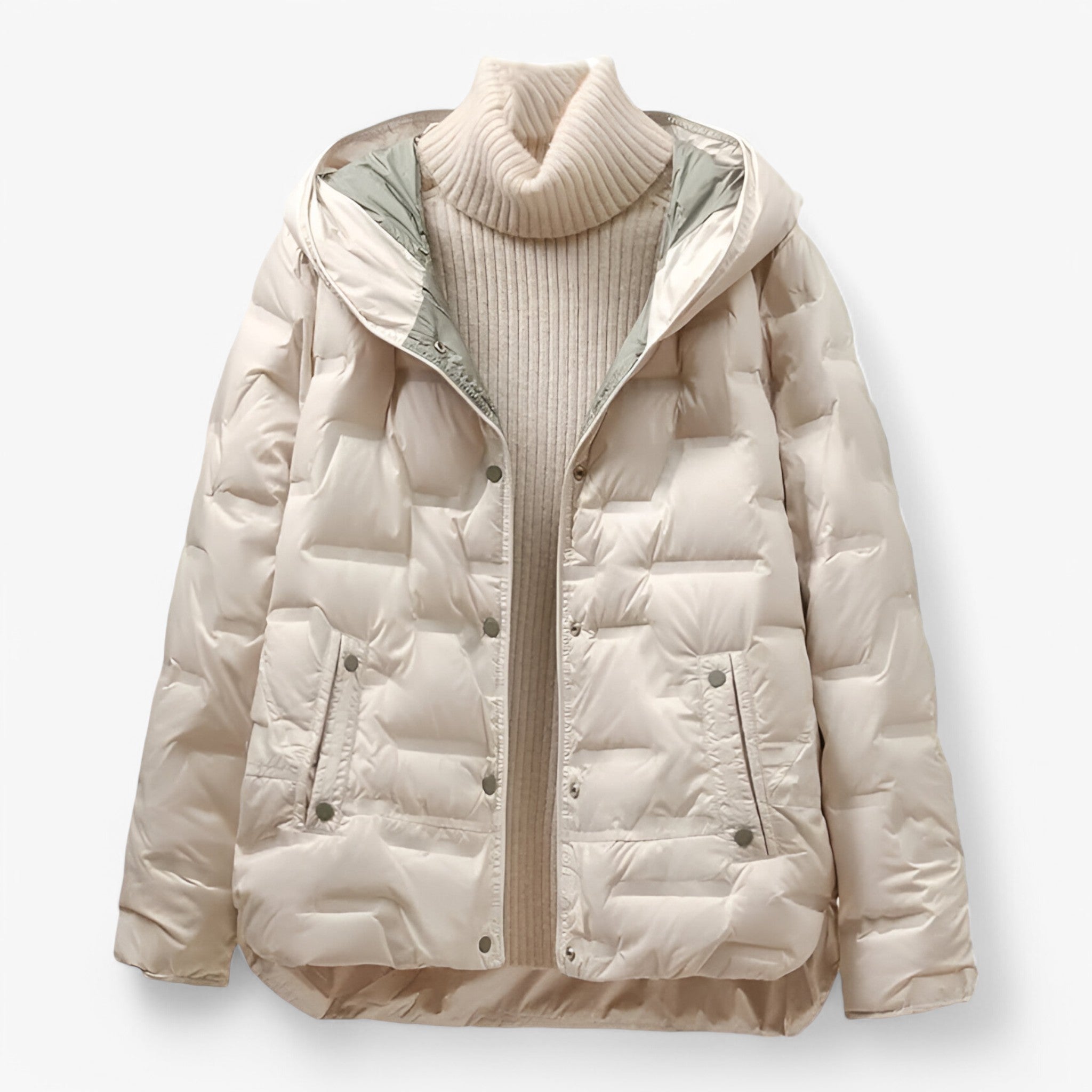Women's Hooded jacket: soft and insulated, warm and comfortable