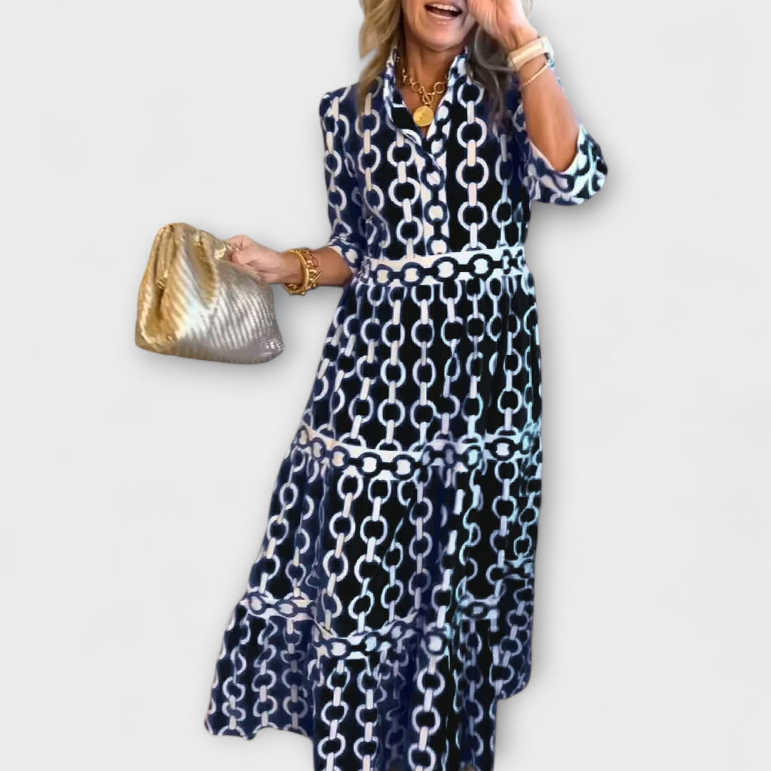 Women's Print Midi Dress