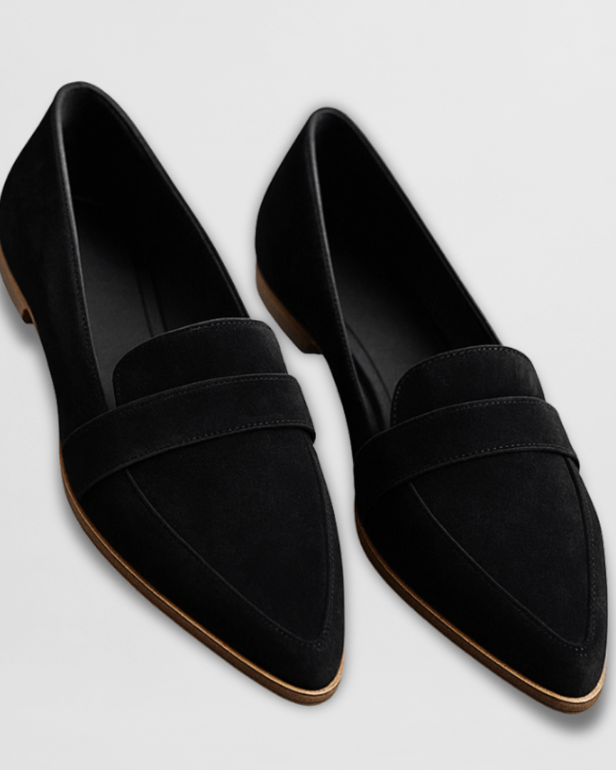 : Helen - Soft Loafers in Black van Paper Favor