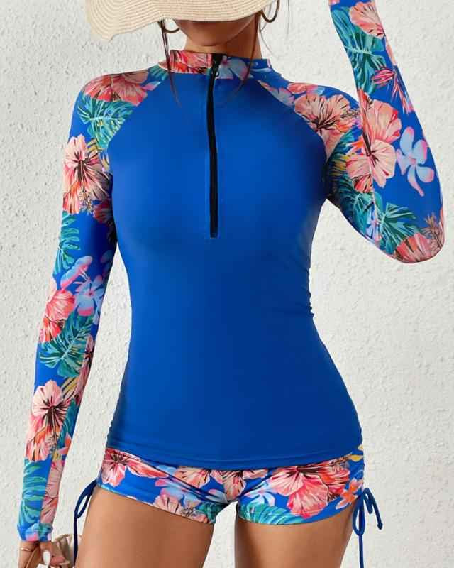 Sariah | Schickes Langarm-Tankini-Set für stilvolle Bademode
