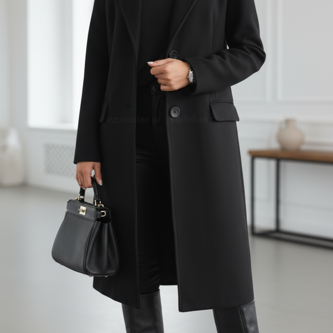 Judith | Luxurious Long Wool Coat for Timeless Elegance
