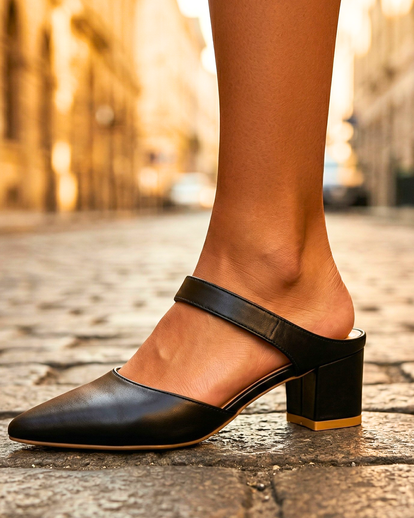 : Valora - Slingback Heels in van Paper Favor