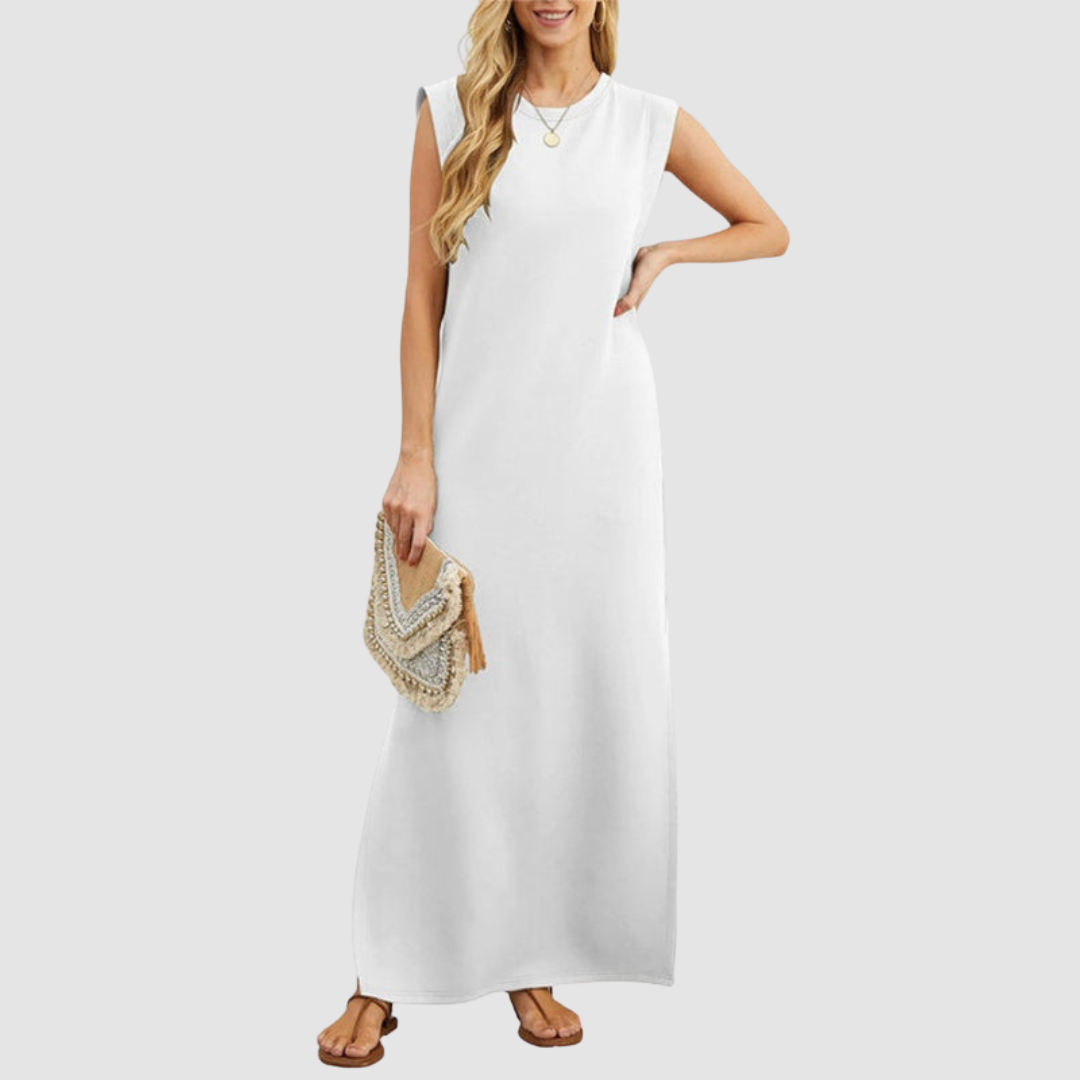 Women's Elegant Maxi Dress - Timeless Glamour in a Flowing Silhouette