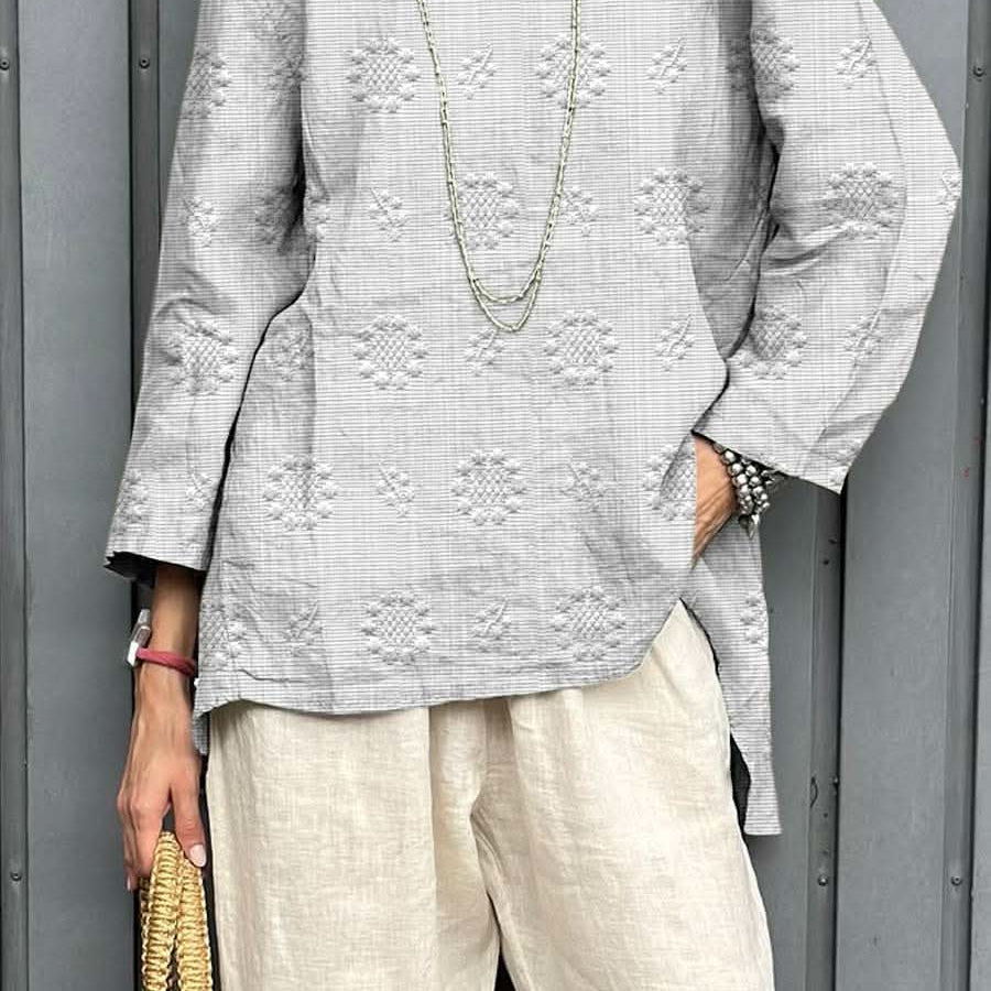 Women's Maryan Vintage Floral Shirt - Timeless Bloom Print for