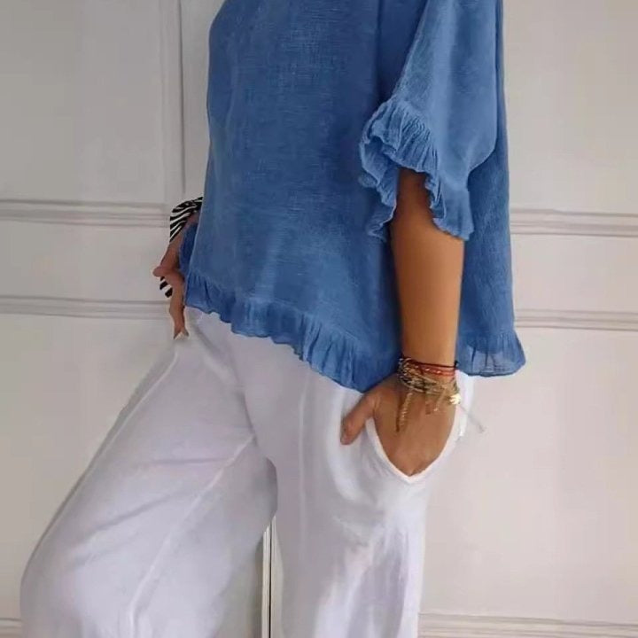 Claudia — Effortless Casual-Chic Blouse
