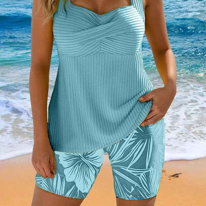 Keira Feder-Print Tankini-Set