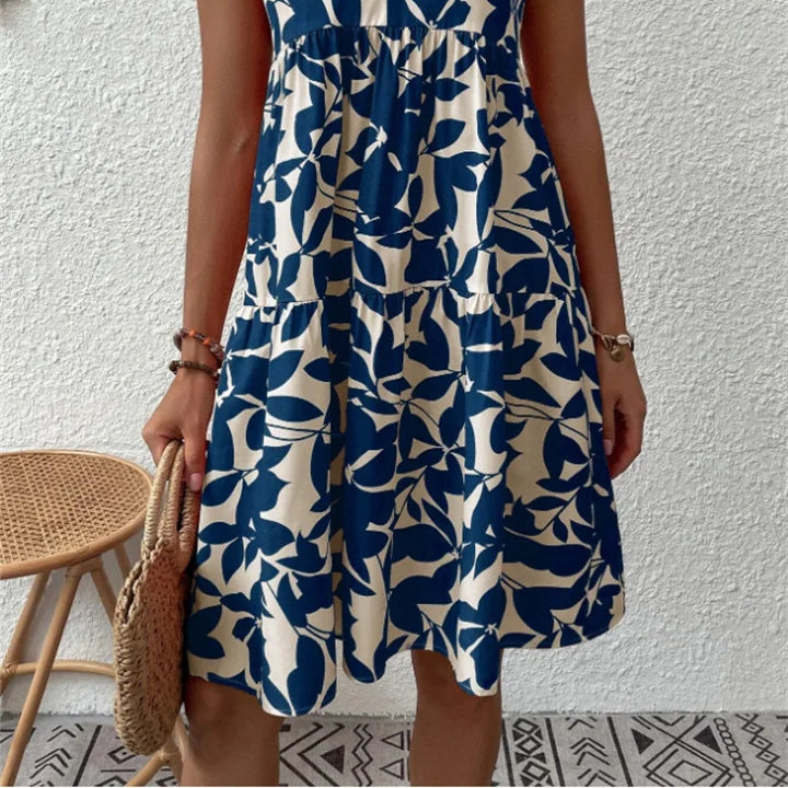 Women > Dresses : Women's Tasha Blooming Flowy Dress - Ethereal, Airy Silhouette for in Blue van Paper Favor