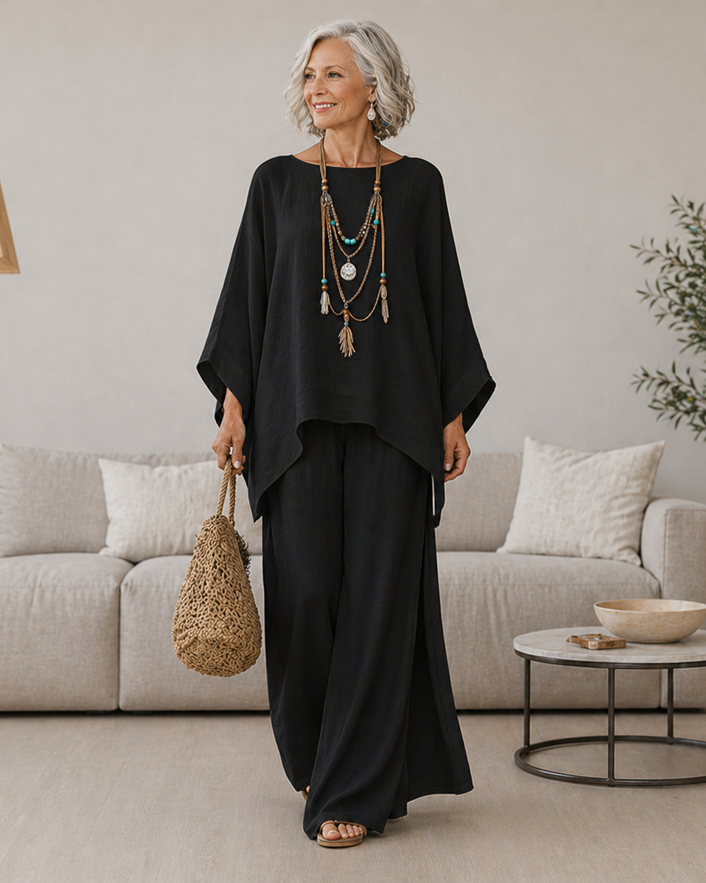 : Celeste - Elegant Two-Piece Set in van Paper Favor