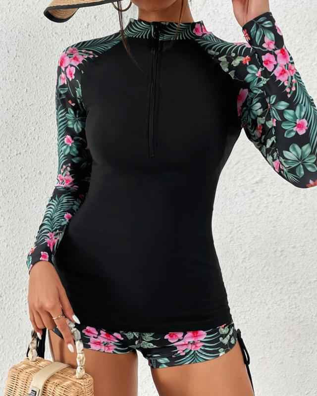 Sariah | Schickes Langarm-Tankini-Set für stilvolle Bademode
