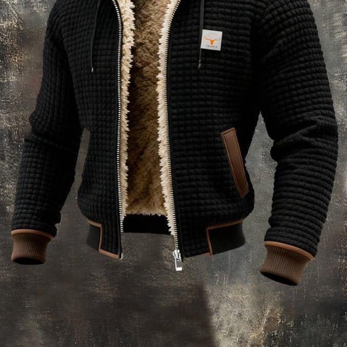 Fleece Jacket : Hayden Thermal-Impact Fleece Jacket – Warmth & Lightweight Comfort for Cold Days in Black van Paper Favor