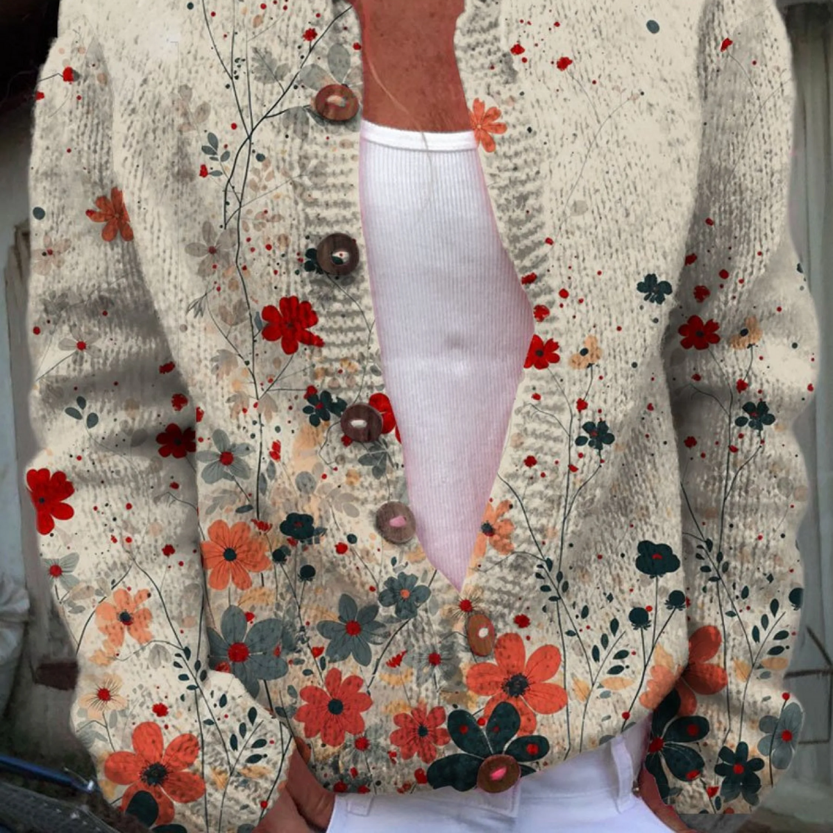 Meliora™ Women’s Vintage Knit Cardigan Sweater - Cozy, Timeless Style