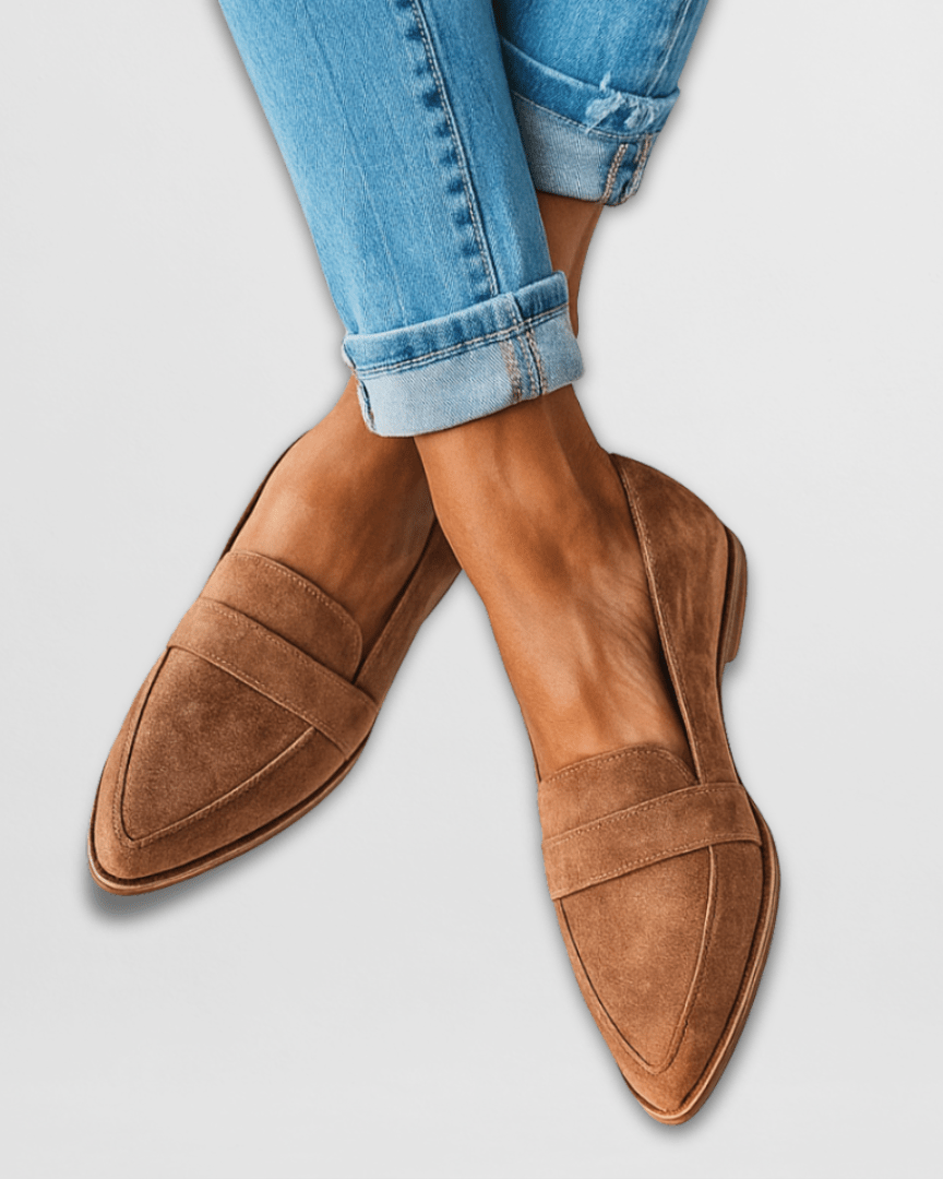 : Helen - Soft Loafers in Brown van Paper Favor